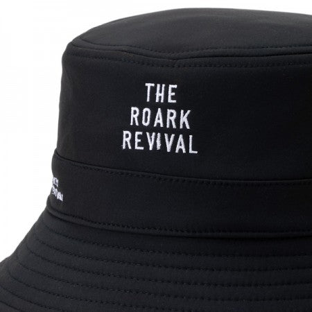ROARK REVIVAL ハット "TRIP OBSESSED WEATHER BUCKET HAT - MID HEIGHT" (Black)