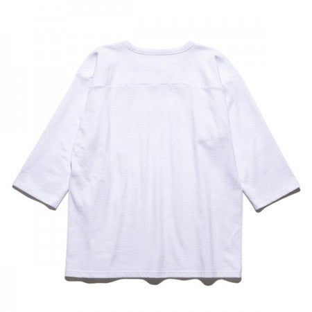 ROARK REVIVAL　7分Tシャツ　"MEDIEVAL LOGO 3/4 SLEEVE TEE"　(White)