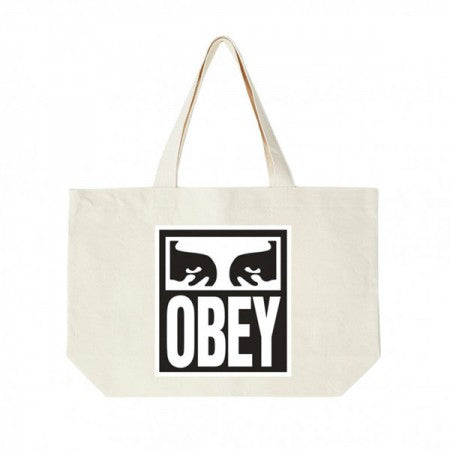 OBEY トートバッグ "OBEY EYES ICON 2 TOTE BAG" (Natural)
