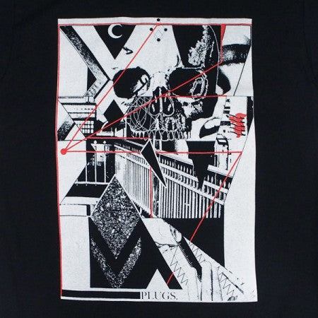 PLUGS x yuvikirizukei　Tシャツ　"15th TEE"　(Black)