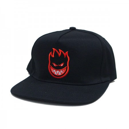 SPITFIRE　キャップ　"BIGHEAD FILL SNAPBACK CAP"　(Black / Red / Black)