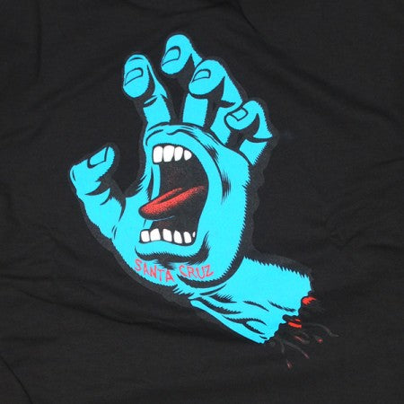 SANTACRUZ　L/STシャツ　"SCREAMING HAND L/S TEE"　(Black)