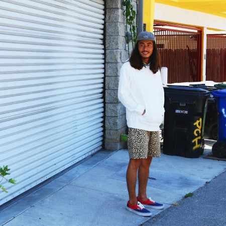 COOKMAN ショーツ "CHEF SHORT PANTS" (Leopard / Beige)