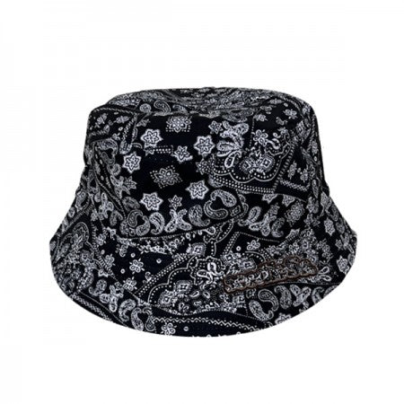 seedleSs ハット "SD PAISLEY BUCKET HAT" (Black)