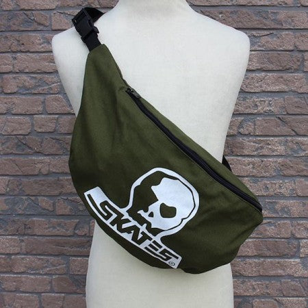 SKULL SKATES "キャンバス ショルダーバッグ" (Green)
