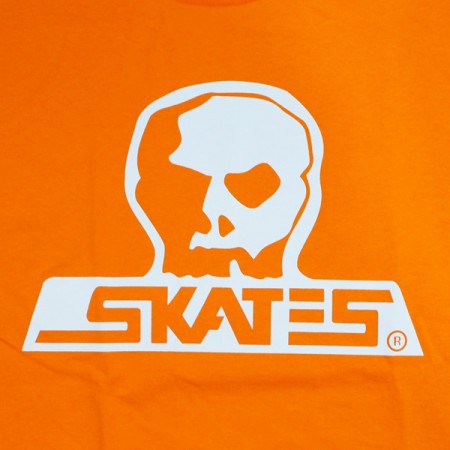 SKULL SKATES　"CREAMSICLE Tシャツ"　(Orange / White)