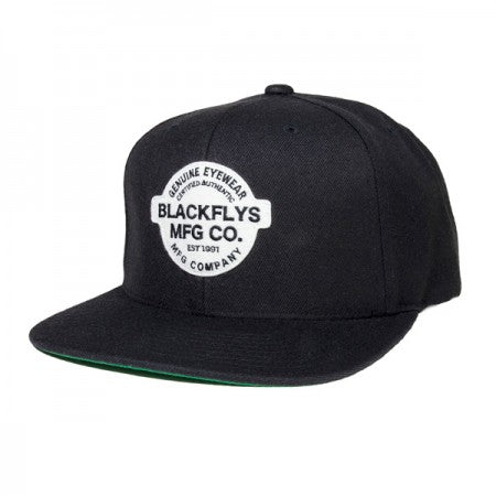 BLACK FLYS　キャップ　"AUTHENTICA SNAPBACK CAP"　(Black)