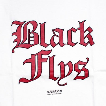 BLACK FLYS　Tシャツ　"STATE S/S TEE"　(White)