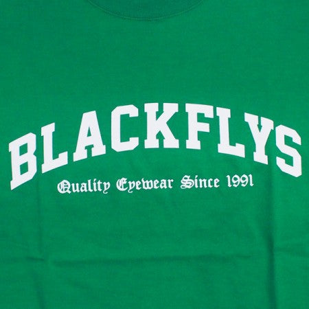 BLACK FLYS　Tシャツ　"FLYVARSITY S/S TEE"　(Green)