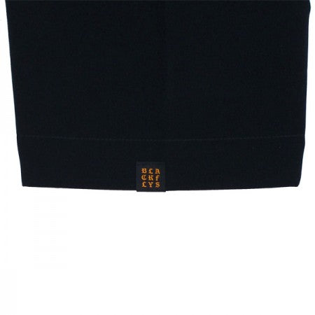 BLACK FLYS S/Sシャツ "STATE SILKY SHIRT" (Black)