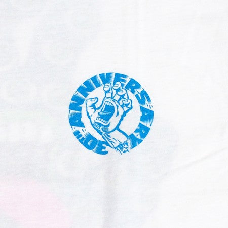 SANTACRUZ　Tシャツ　"FOS HAND TEE"　(White)