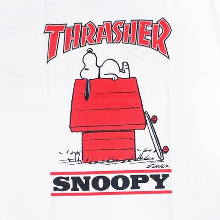 THRASHER×PEANUTS　コラボTシャツ　"THPN-SST003"　(White)