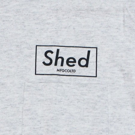 Shed Tシャツ "PO box" (Ash Gray)