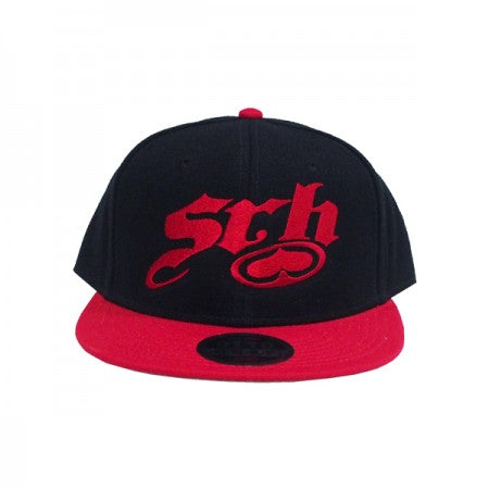 SRH　キャップ　"SNAKE SNAPBACK CAP"　(Black/Red)