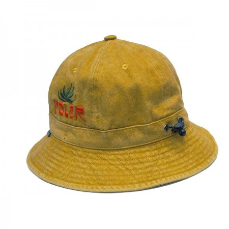 POLeR　ハット　"SHRUBBERY PIGMENT BELL HAT"　(Coyote Denim)