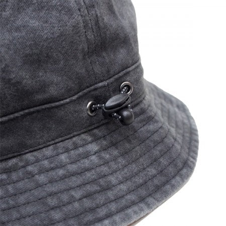 POLeR　ハット　"SHRUBBERY PIGMENT BELL HAT"　(Black Denim)