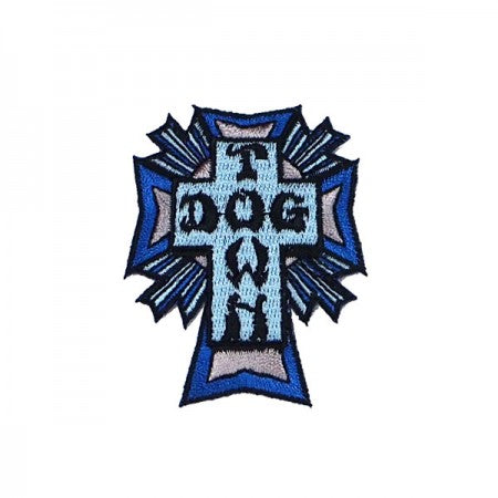 DOGTOWN　ワッペン　"CROSS LOGO COLOR PATCH"　(Blue)