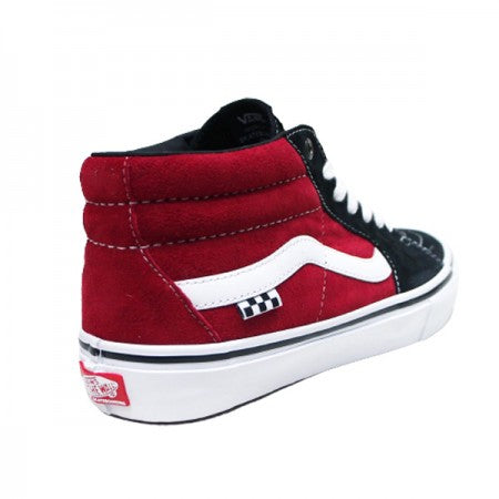 VANS "SKATE GROSSO MID" (Black / Red)