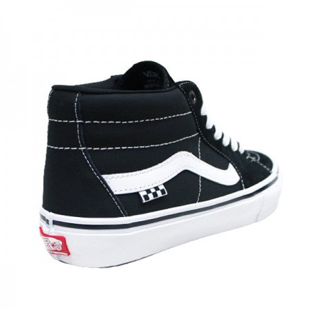 VANS "SKATE GROSSO MID" (Black / White)