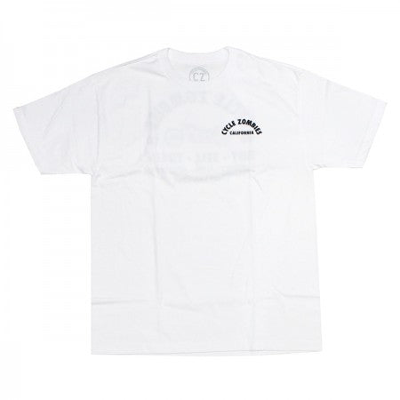 CYCLE ZOMBIES　Tシャツ　"EVERYDAY STANDARD FIT TEE"　(White)