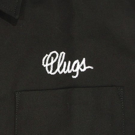 PLUGS　S/Sシャツ　"S/S WORK SHIRTS"　(Black)