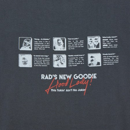 RADIALL Tシャツ "CHROME LADY CREW NECK T-SHIRT S/S" (Ink Black)