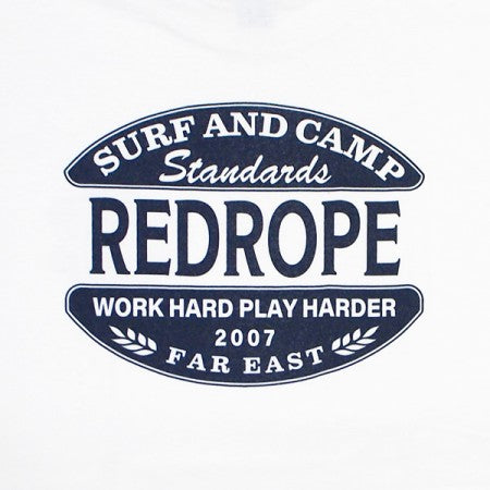 redrope　Tシャツ　"SURF&CAMP S/S TEE"　(White)