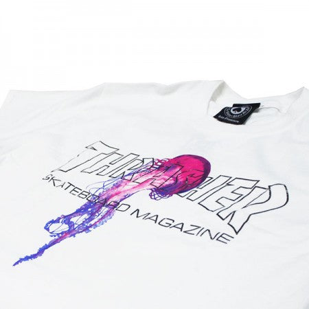 THRASHER　Tシャツ　"ATLANTIC DRIFT S/S TEE"　(White)