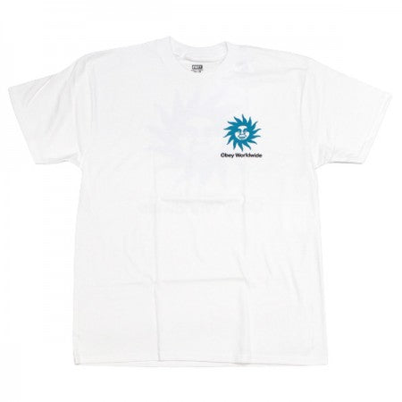 OBEY Tシャツ "OBEY SPIRAL CLASSIC TEE" (White)