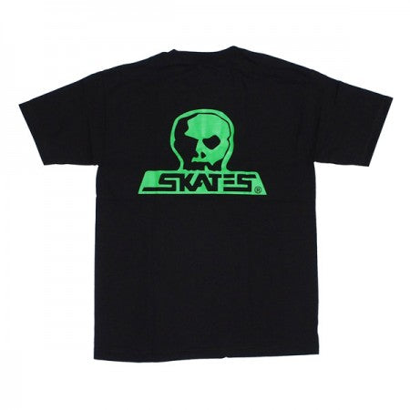 SKULL SKATES　"BURBS Tシャツ"　(Black/Green)