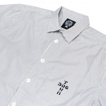 DOGTOWN S/Sシャツ "NEW LETTER S/S WORK SHIRT" (Stripe)