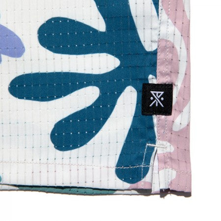 ★30%OFF★ ROARK REVIVAL S/Sシャツ "BLESS UP JOURNEY CORAL REEFER S/S WOVEN - COMFORT FIT" (Bone)