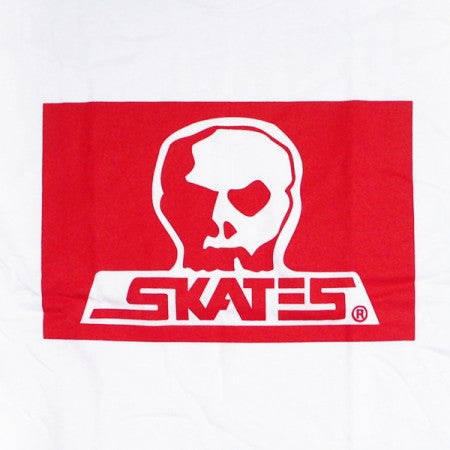 SKULL SKATES　"BURBS Tシャツ"　(JAPANADA)　White/Red