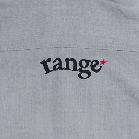 range S/Sシャツ "RG POLY CHAMBRAY OPEN COLLAR SHIRTS" (Gray)