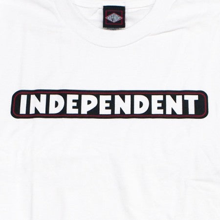 INDEPENDENT　Tシャツ　"BAR LOGO TEE"　(White)