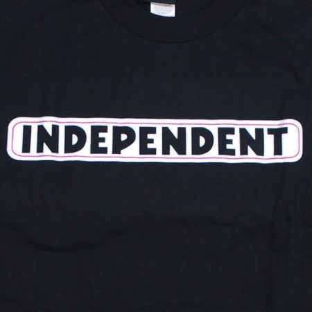 INDEPENDENT　Tシャツ　"BAR LOGO TEE"　(Black)