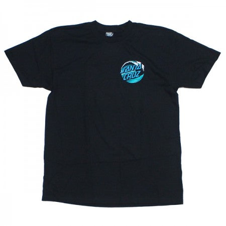 SANTA CRUZ Tシャツ "WAVE DOT TEE" (Black)