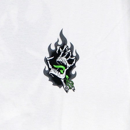 SANTA CRUZ Tシャツ "SAINTS AND SINNERS HAND TEE" (White)