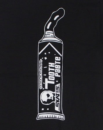 SKULL SKATES　"TOOTHPASTE Tシャツ"　(Black)