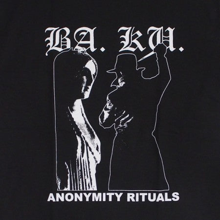 BARRIER KULT　Tシャツ　"ANONYMITY RITUALS"　(Black)
