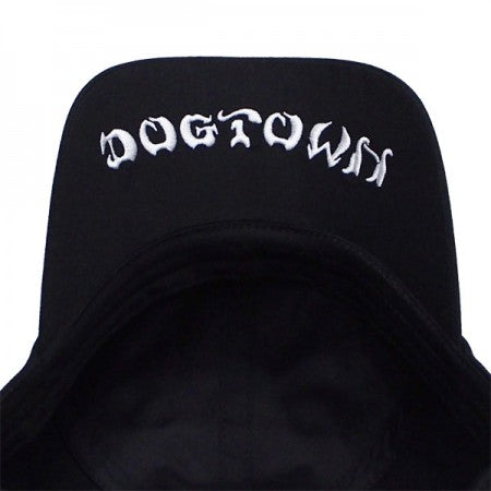 DOGTOWN キャップ "DOGTOWN TWILL 6P CAP" (Black)