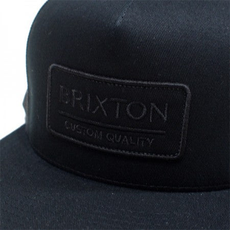 BRIXTON メッシュキャップ "PALMER PROPER MP MESH CAP" (Black / Black)