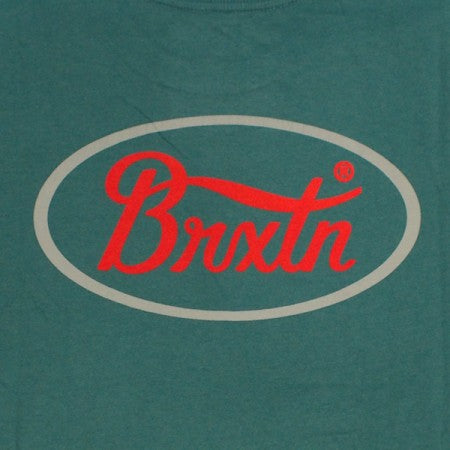 BRIXTON　Tシャツ　"PARSONS S/S TAILORED TEE"　(Spruce / Whitecap / Aloha Red)