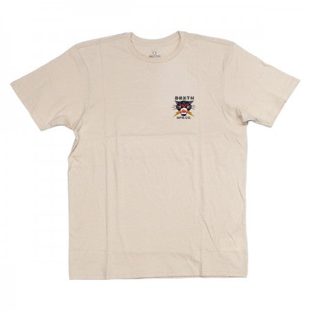 BRIXTON Tシャツ "SPARKS S/S TAILORED TEE" (Smoke Gray)