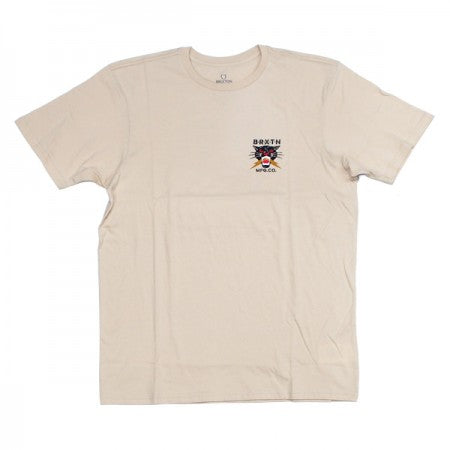 BRIXTON　Tシャツ　"SPARKS S/S TAILORED TEE"　(Smoke Gray)