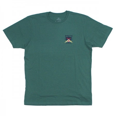 BRIXTON Tシャツ "SPARKS S/S TAILORED TEE" (Spruce)