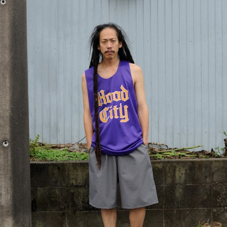 RADIALL リバーシブルタンクトップ "HOOD CITY TANK TOP" (Purple)