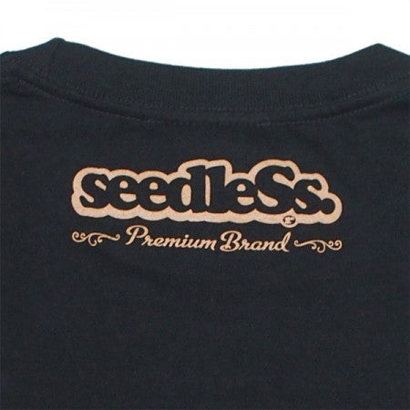 seedleSs Tシャツ "THCOOKIES MUNCHIES S/S TEE" (Black)