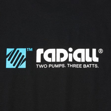 RADIALL Tシャツ "COIL CREW NECK T-SHIRT S/S" (Black)