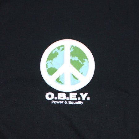 OBEY Tシャツ "OBEY PEACE PUNK CLASSIC TEE" (Black)